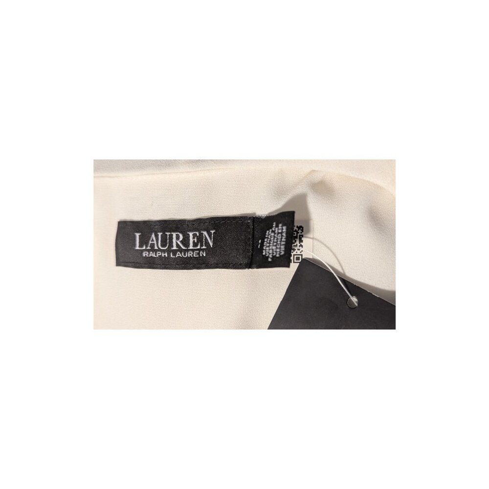 Lauren Ralph Lauren Renelle Ivory Cape Cocktail Dress Size 2 NWT - Picture 8 of 11